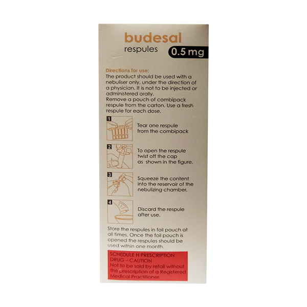 Budesal 0.5mg Respule 5X2ml