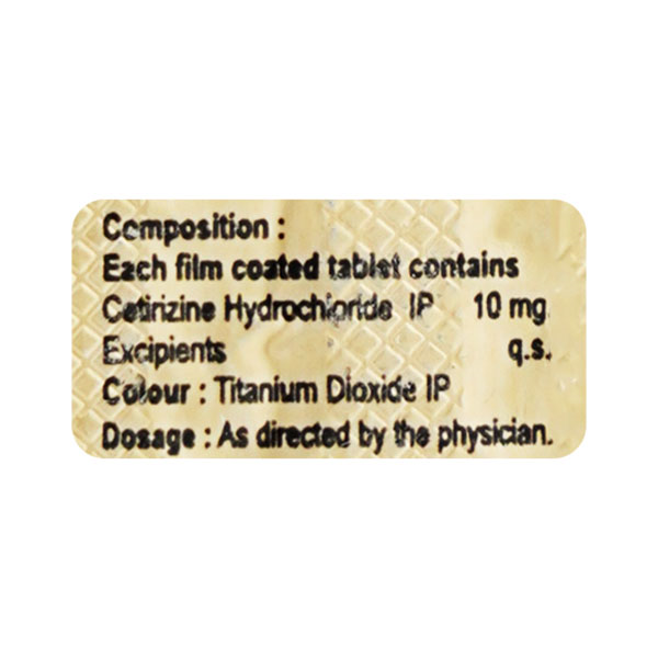 CETRIACE 10 Tablet 10's