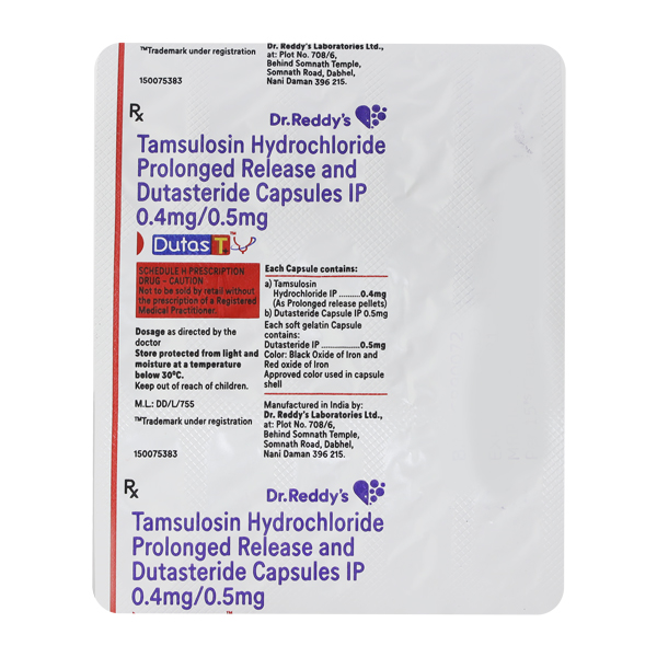DUTAS T + Capsule 15's