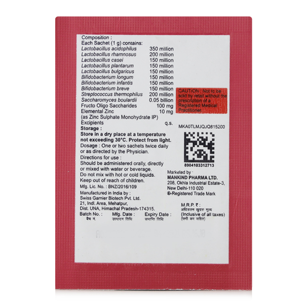 FLORA ZN ORANGE FLAVOUR Sachet 1gm