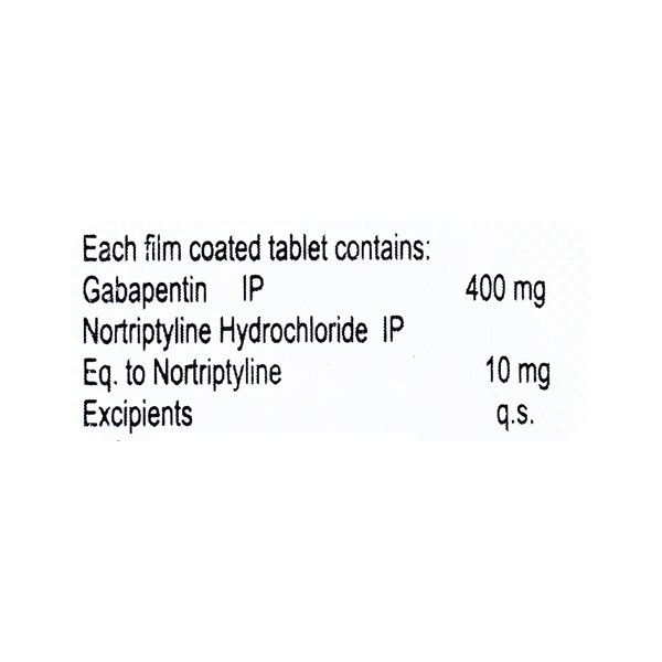 GABACNX NT 400 Tablet 10's