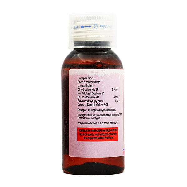 Levocet M 4/2.5mg Syrup 60ml