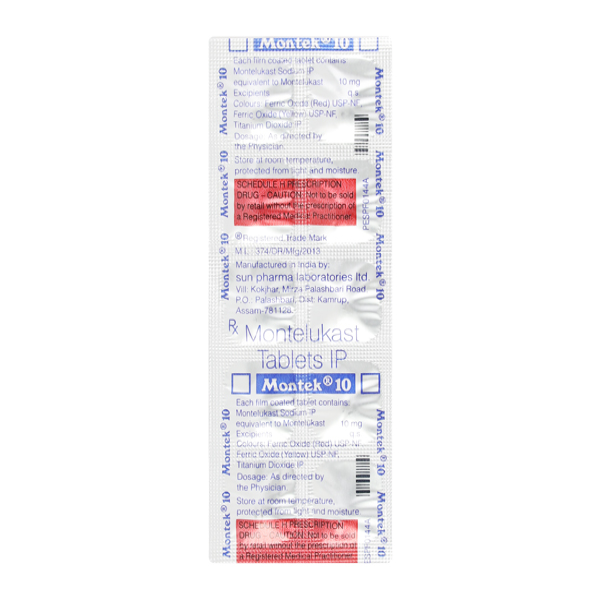 Montek 10mg Tablet 10'S
