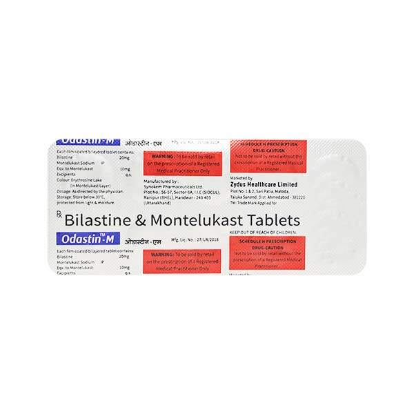 ODASTIN M Tablet 10's