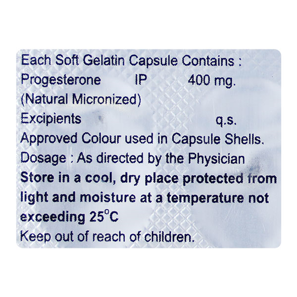 PROGESTAL 400 Capsule 10's