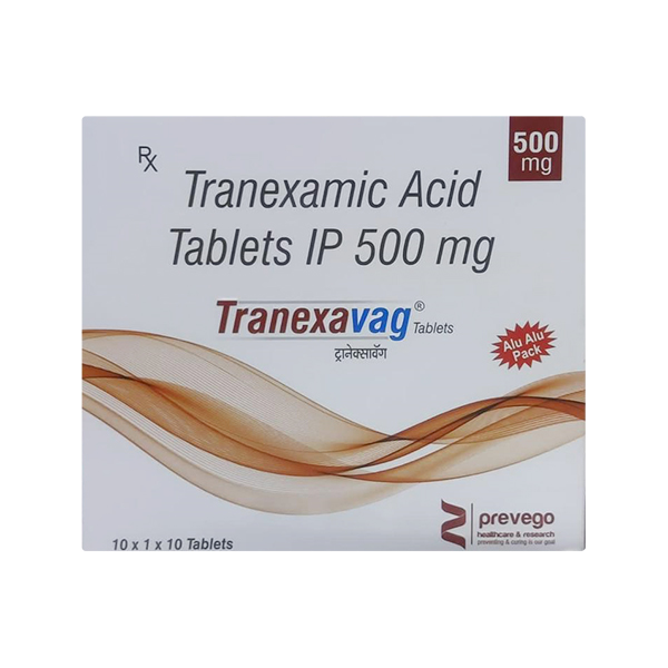 TRANEXAVAG Tablet 10's