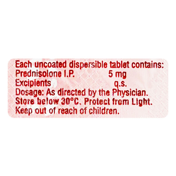 WYSOLONE DT 5mg Tablet 15's