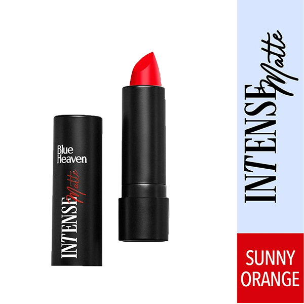 Blue Heaven Intense Matte Lipstick, Sunnyorange304 4 gm