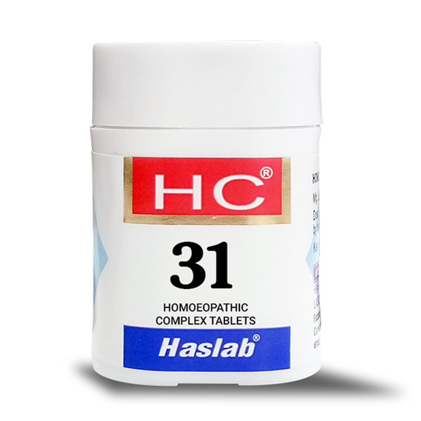 Haslab HC 31 (Homeopathic Complex) Tablet 550 gm