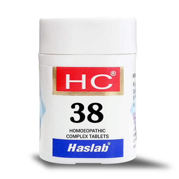 Haslab HC 38 (Homeopathic Complex) Tablet 550 gm