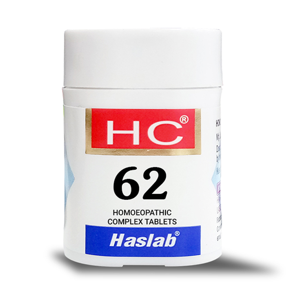 Haslab HC 62 (Homeopathic Complex) Tablet 550 gm