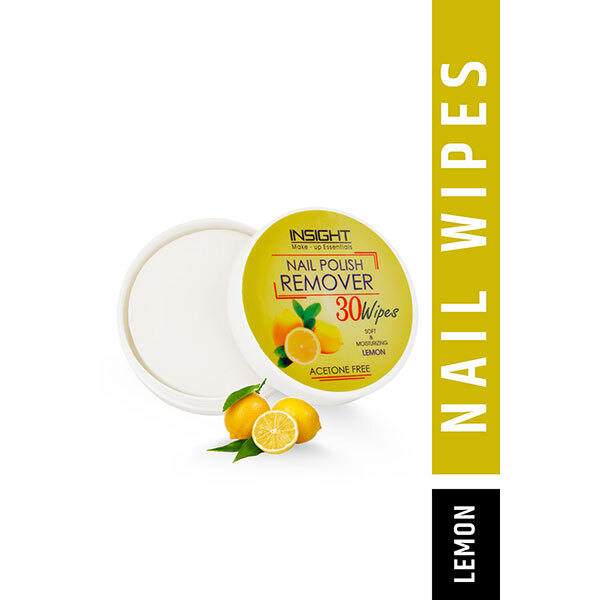 INSIGHT COSMETICS NAIL POLISH REMOVER WIPES - LEMON (30 WIPES) 15 ml