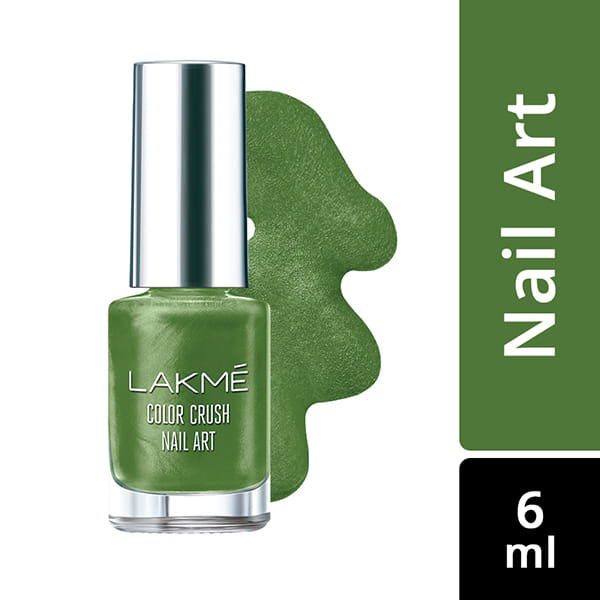 Lakme Color Crush Nailart M18 Deep Olive 6 Ml