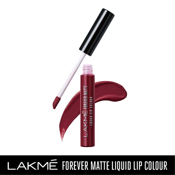 Lakme Forever Matte Liquid Lip Colour Red Sangria 5.6 Ml