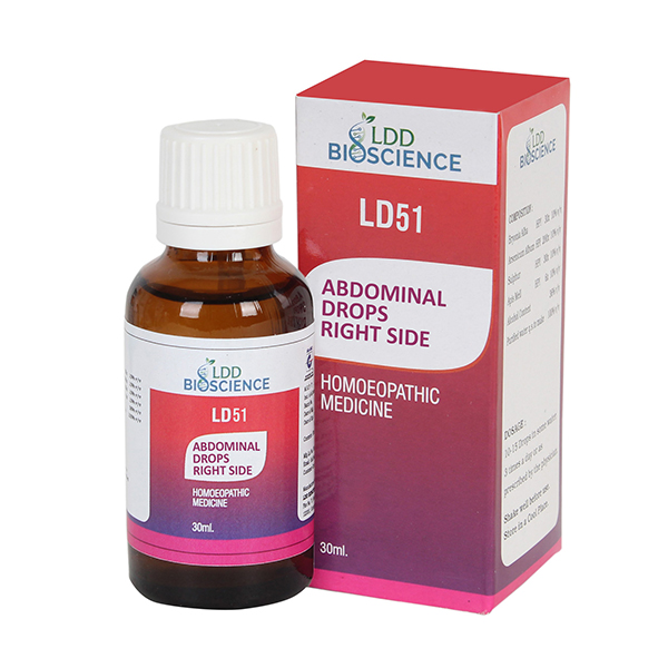 LDD Bioscience LD 51 Abdominal Right Side Drops 30l