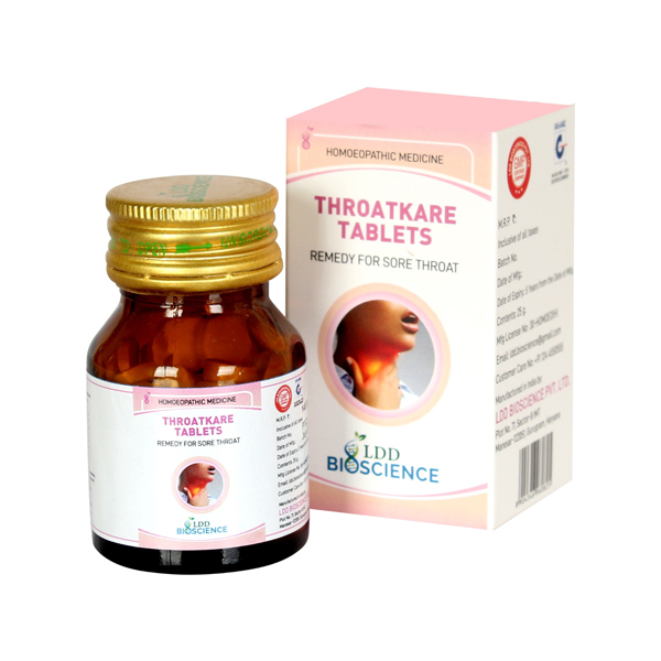 LDD Bioscience Throatkare Tablet 25 gm